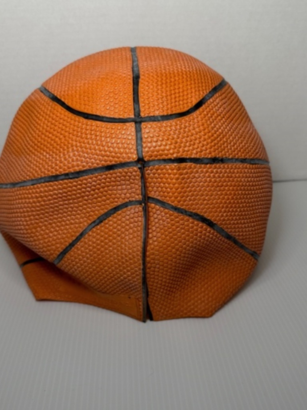 Easter Unlimited Inc. Basketball Head Sports Full Covered Rubber Halloween Mask - Picture 4 of 11